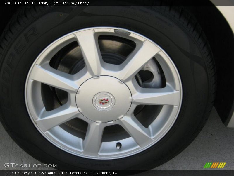 Light Platinum / Ebony 2008 Cadillac CTS Sedan