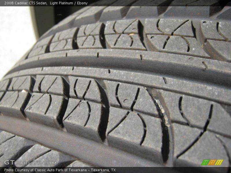 Light Platinum / Ebony 2008 Cadillac CTS Sedan