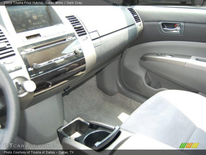 Super White / Dark Gray 2009 Toyota Prius Hybrid