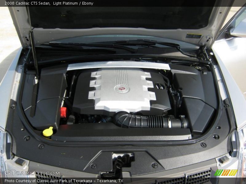 Light Platinum / Ebony 2008 Cadillac CTS Sedan