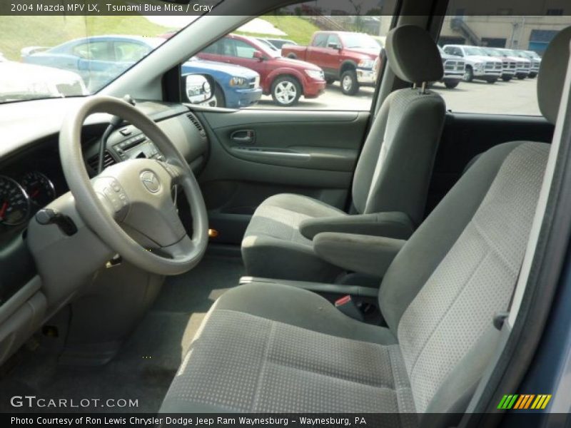 Tsunami Blue Mica / Gray 2004 Mazda MPV LX