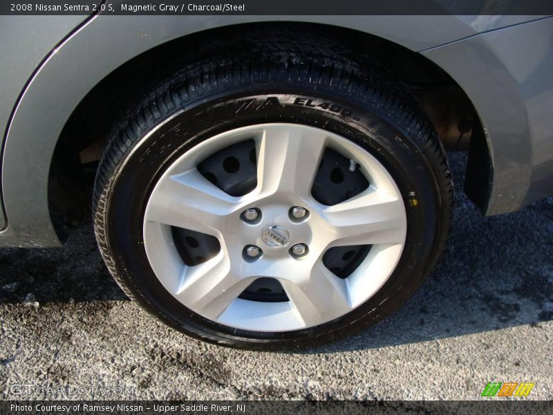 Magnetic Gray / Charcoal/Steel 2008 Nissan Sentra 2.0 S