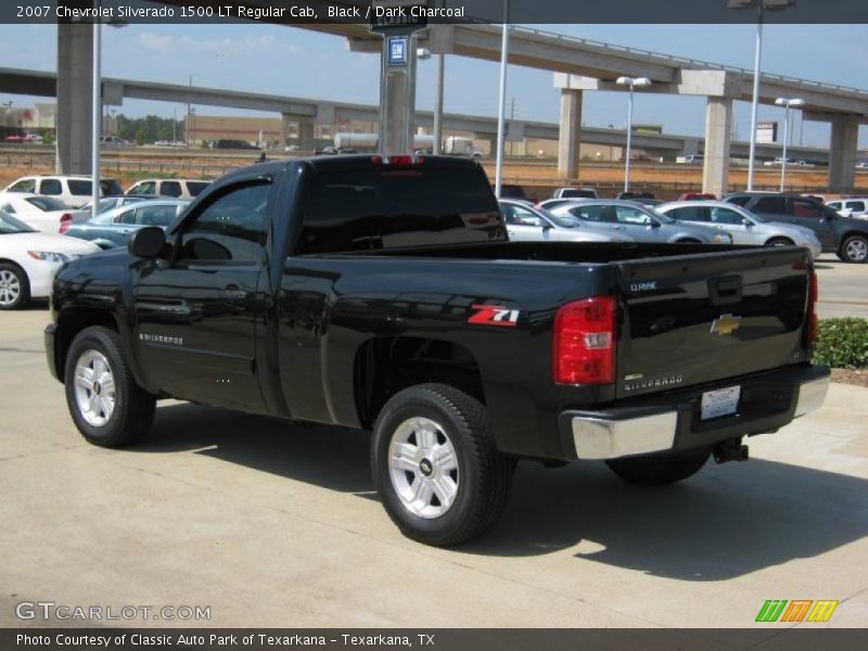 Black / Dark Charcoal 2007 Chevrolet Silverado 1500 LT Regular Cab