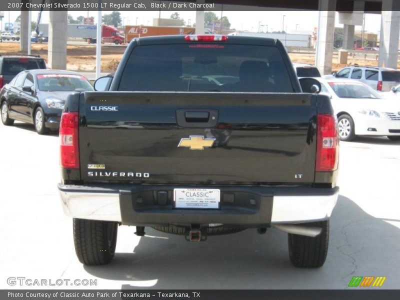 Black / Dark Charcoal 2007 Chevrolet Silverado 1500 LT Regular Cab