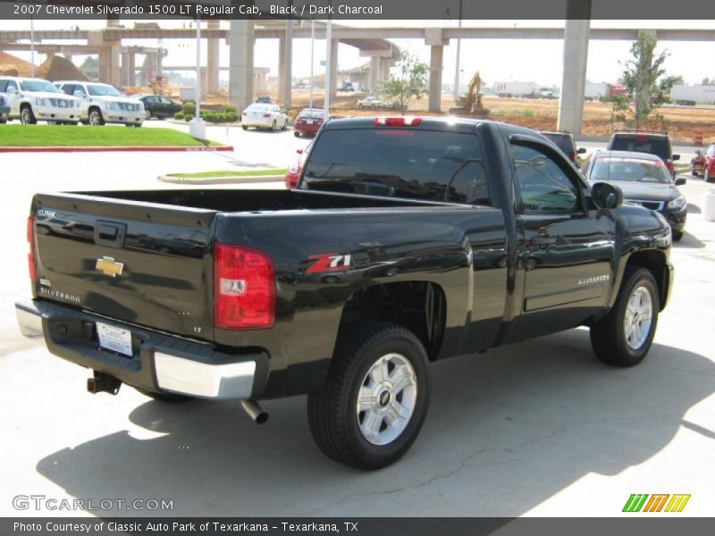 Black / Dark Charcoal 2007 Chevrolet Silverado 1500 LT Regular Cab