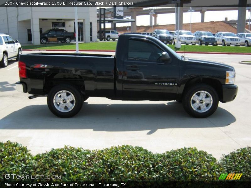 Black / Dark Charcoal 2007 Chevrolet Silverado 1500 LT Regular Cab