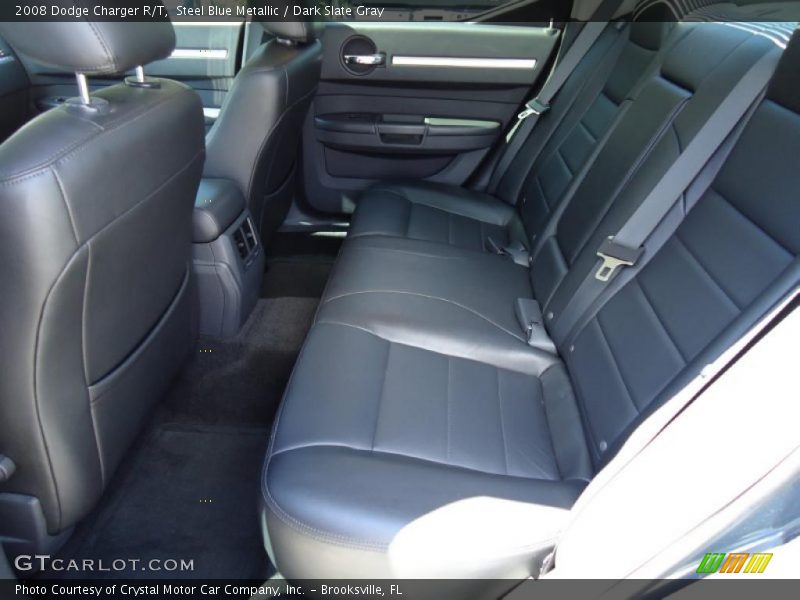 Steel Blue Metallic / Dark Slate Gray 2008 Dodge Charger R/T