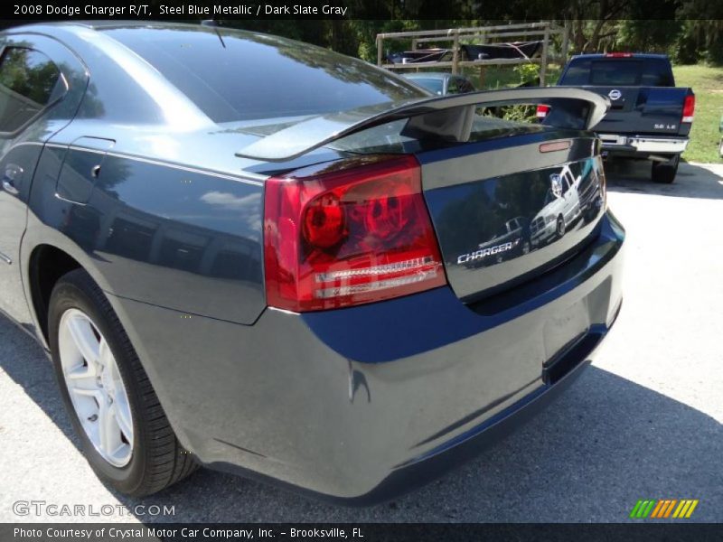 Steel Blue Metallic / Dark Slate Gray 2008 Dodge Charger R/T