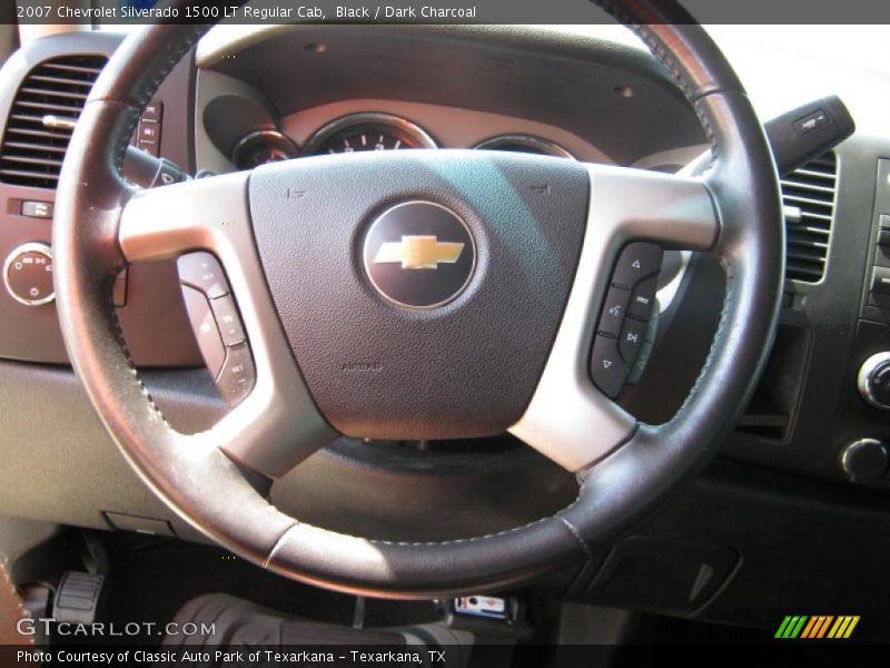 Black / Dark Charcoal 2007 Chevrolet Silverado 1500 LT Regular Cab