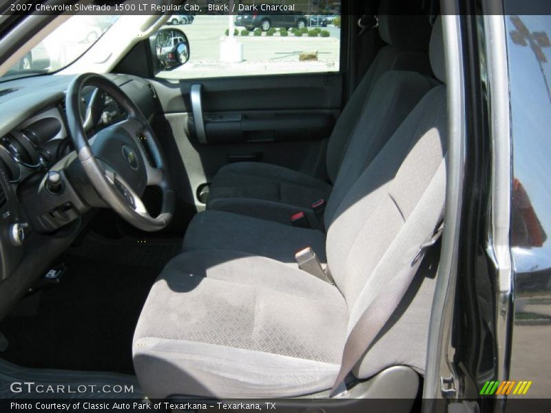 Black / Dark Charcoal 2007 Chevrolet Silverado 1500 LT Regular Cab