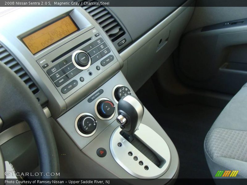 Magnetic Gray / Charcoal/Steel 2008 Nissan Sentra 2.0 S