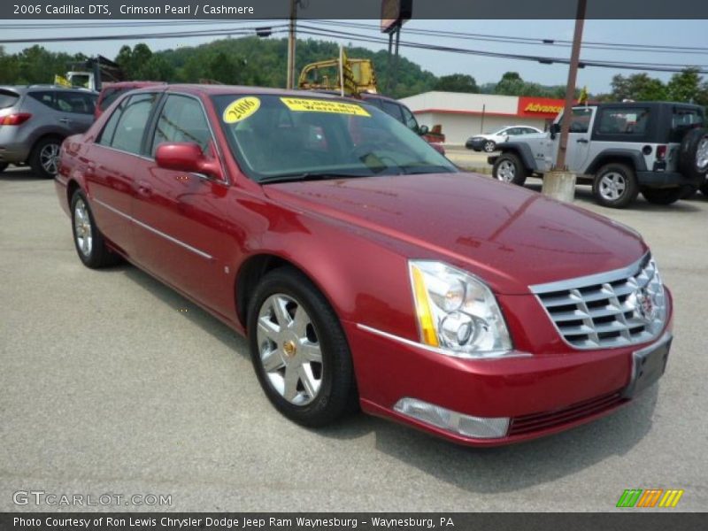 Crimson Pearl / Cashmere 2006 Cadillac DTS