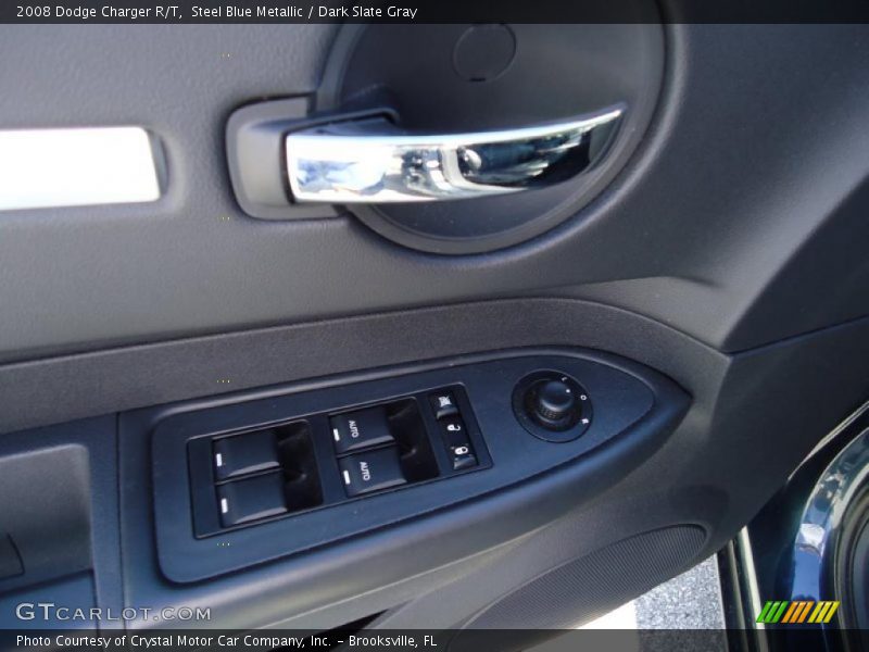 Steel Blue Metallic / Dark Slate Gray 2008 Dodge Charger R/T
