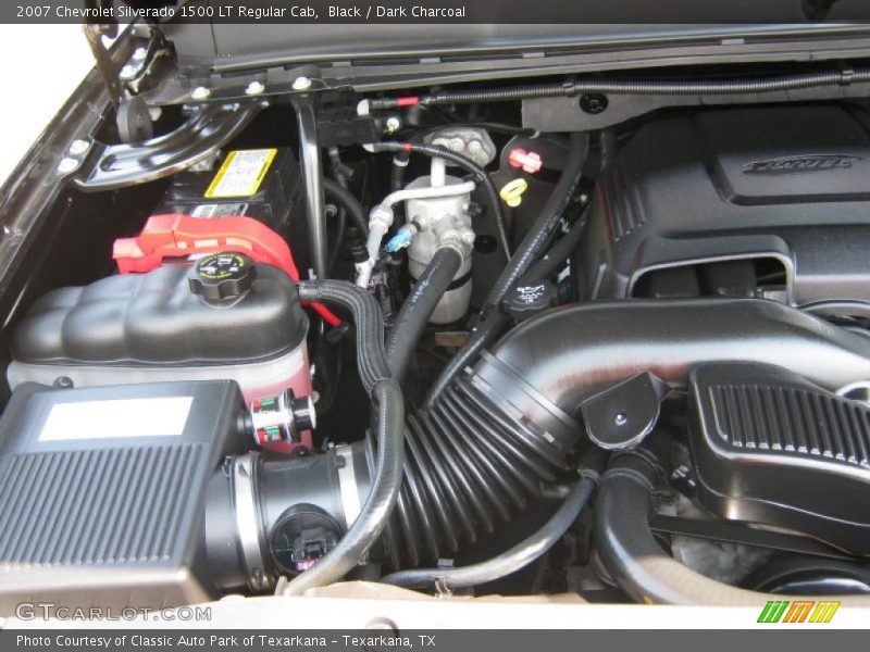 Black / Dark Charcoal 2007 Chevrolet Silverado 1500 LT Regular Cab