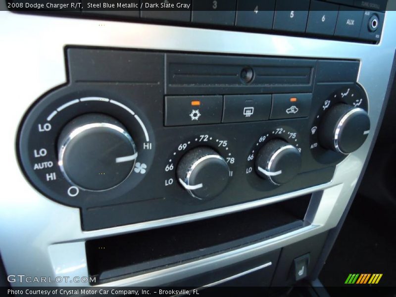 Steel Blue Metallic / Dark Slate Gray 2008 Dodge Charger R/T