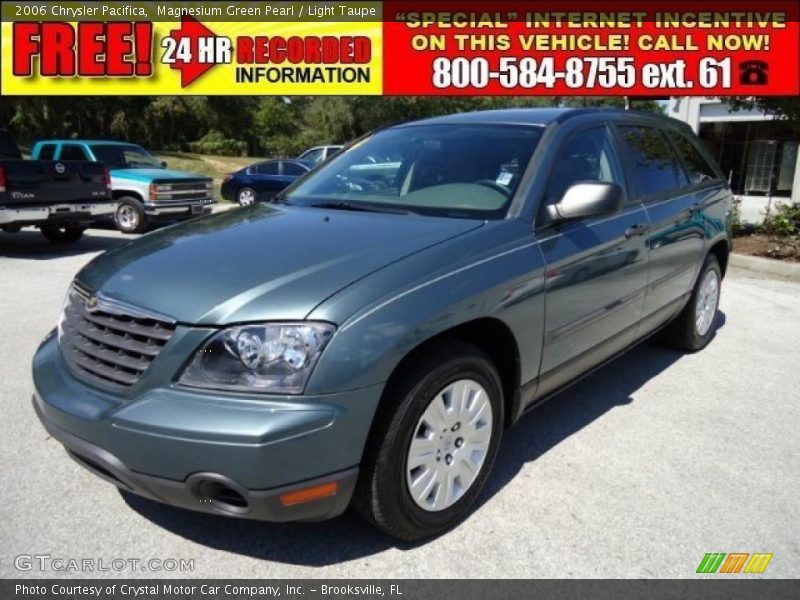 Magnesium Green Pearl / Light Taupe 2006 Chrysler Pacifica