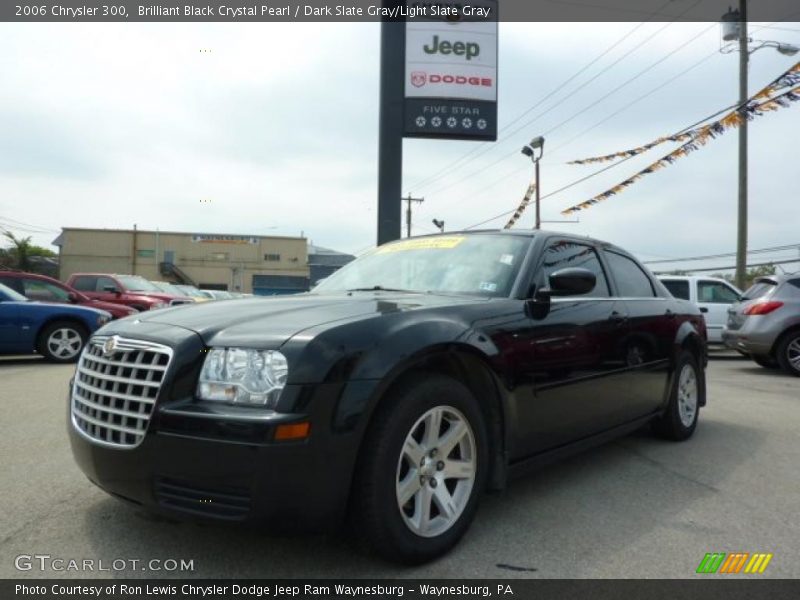Brilliant Black Crystal Pearl / Dark Slate Gray/Light Slate Gray 2006 Chrysler 300