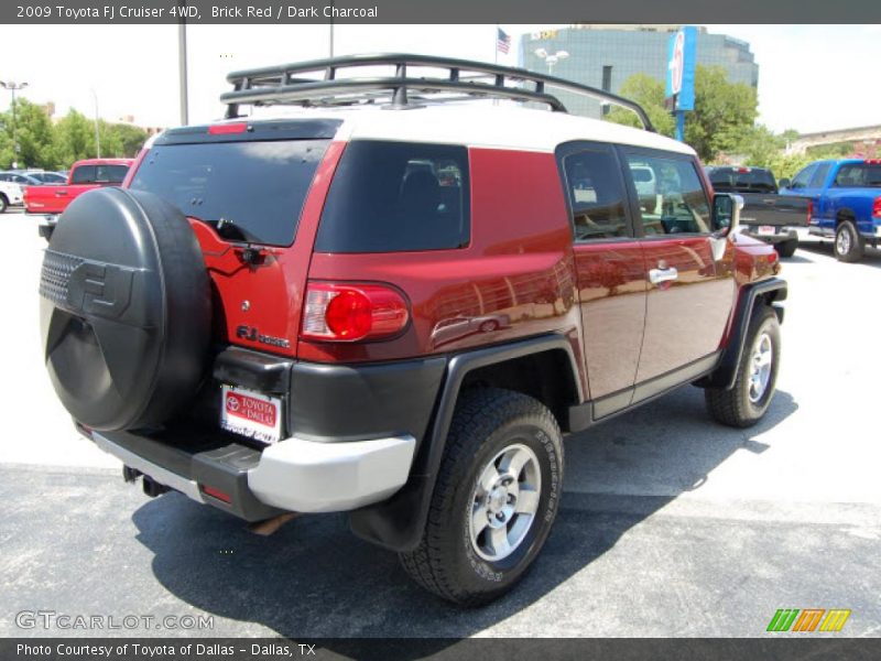 Brick Red / Dark Charcoal 2009 Toyota FJ Cruiser 4WD