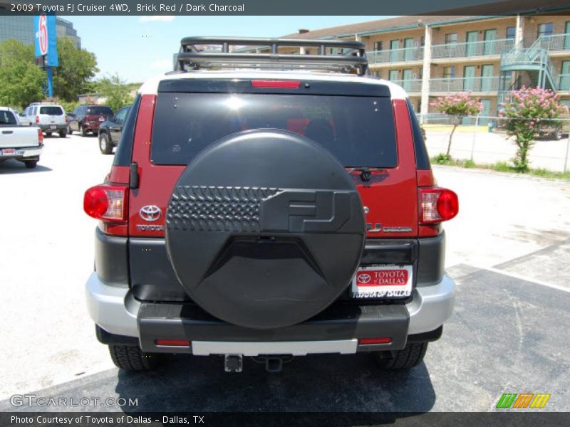 Brick Red / Dark Charcoal 2009 Toyota FJ Cruiser 4WD