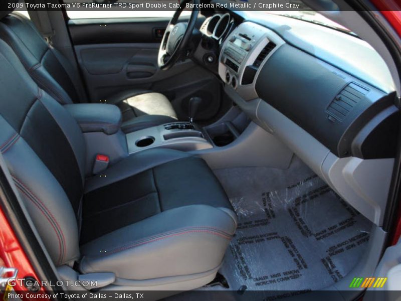 Barcelona Red Metallic / Graphite Gray 2009 Toyota Tacoma V6 PreRunner TRD Sport Double Cab