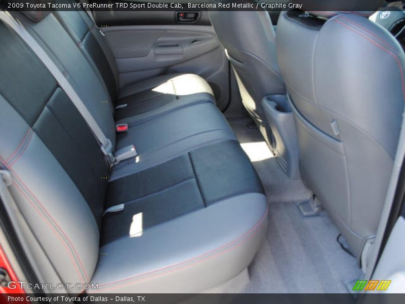 Barcelona Red Metallic / Graphite Gray 2009 Toyota Tacoma V6 PreRunner TRD Sport Double Cab