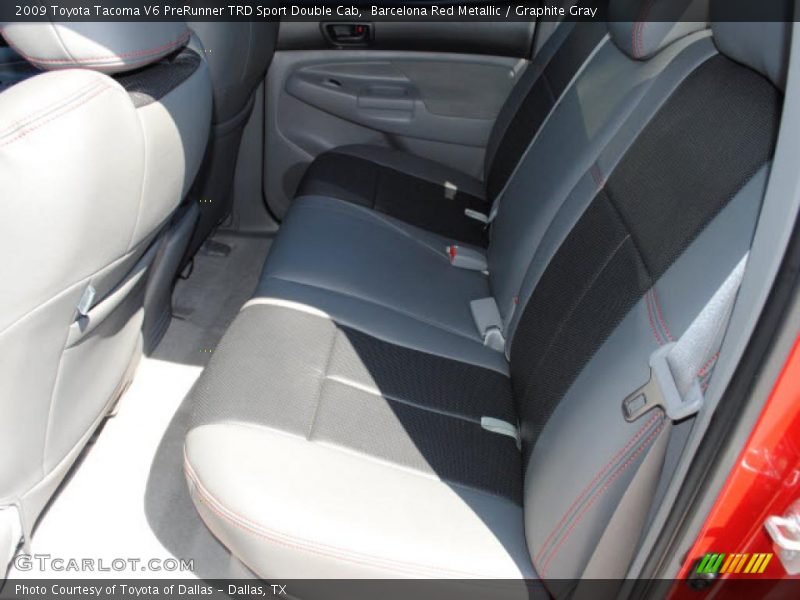 Barcelona Red Metallic / Graphite Gray 2009 Toyota Tacoma V6 PreRunner TRD Sport Double Cab