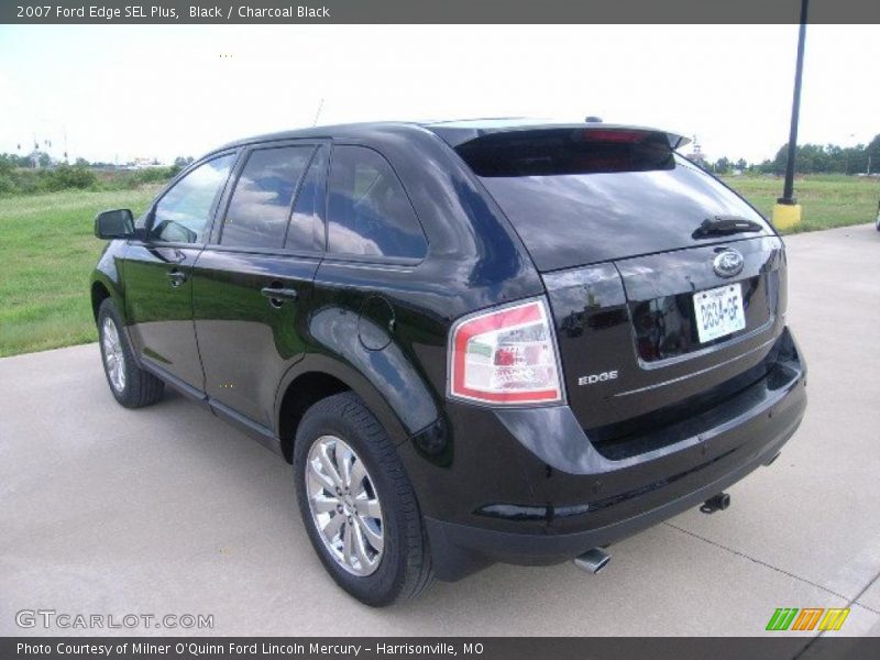 Black / Charcoal Black 2007 Ford Edge SEL Plus