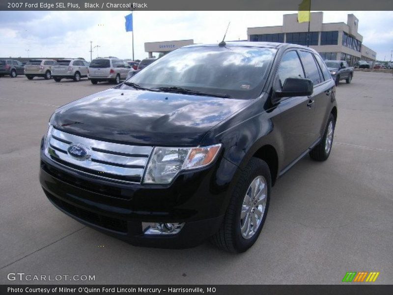 Black / Charcoal Black 2007 Ford Edge SEL Plus