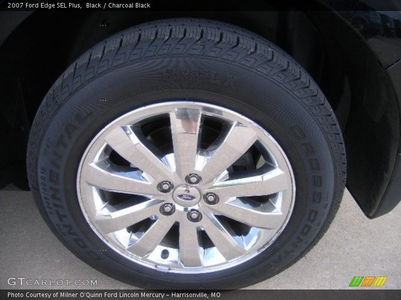 Black / Charcoal Black 2007 Ford Edge SEL Plus