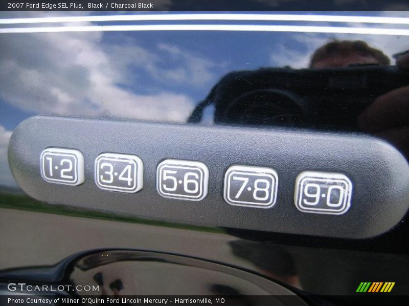 Black / Charcoal Black 2007 Ford Edge SEL Plus