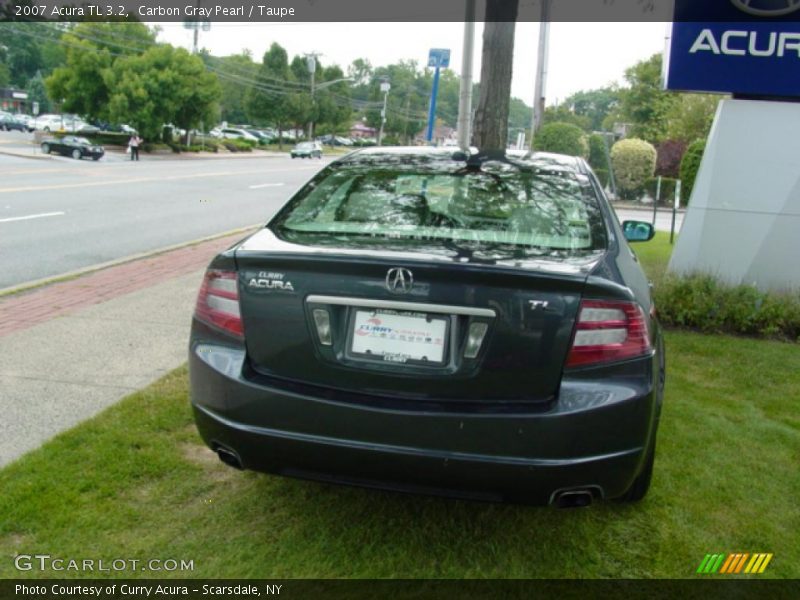 Carbon Gray Pearl / Taupe 2007 Acura TL 3.2