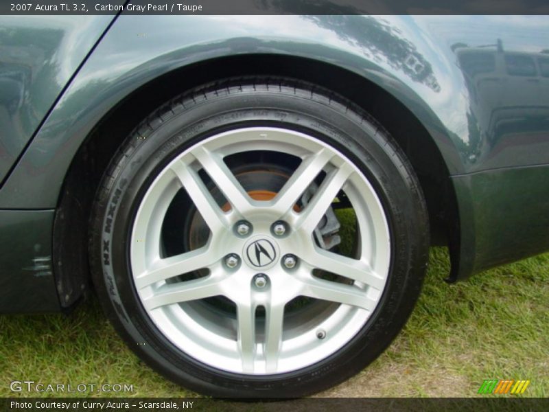 Carbon Gray Pearl / Taupe 2007 Acura TL 3.2