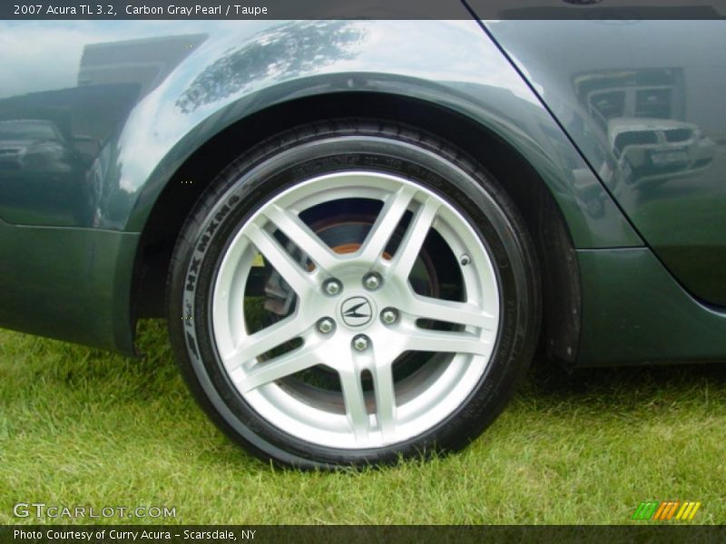 Carbon Gray Pearl / Taupe 2007 Acura TL 3.2