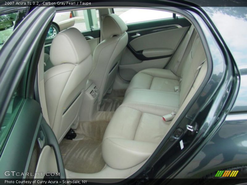 Carbon Gray Pearl / Taupe 2007 Acura TL 3.2