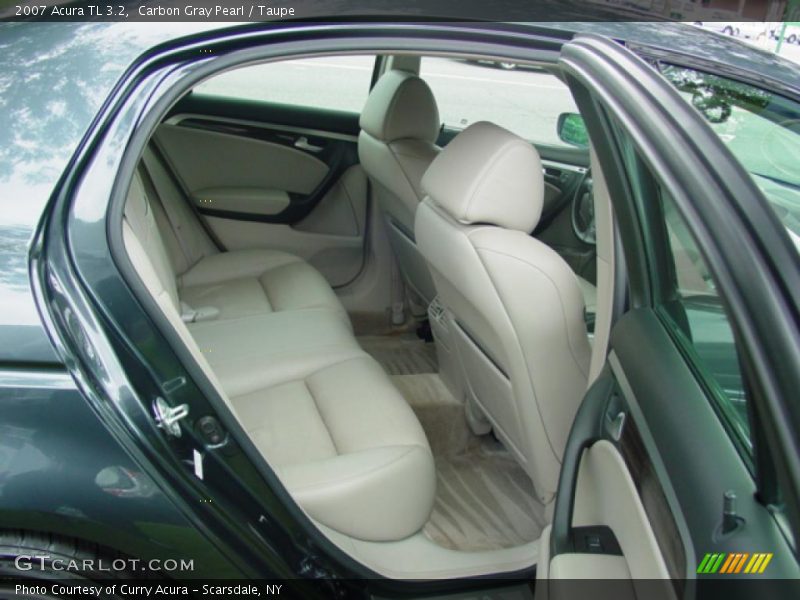 Carbon Gray Pearl / Taupe 2007 Acura TL 3.2