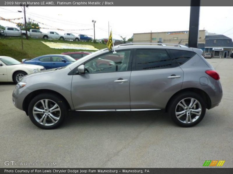 Platinum Graphite Metallic / Black 2009 Nissan Murano LE AWD