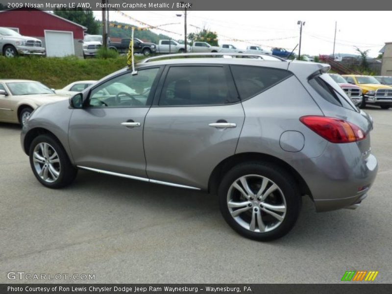 Platinum Graphite Metallic / Black 2009 Nissan Murano LE AWD