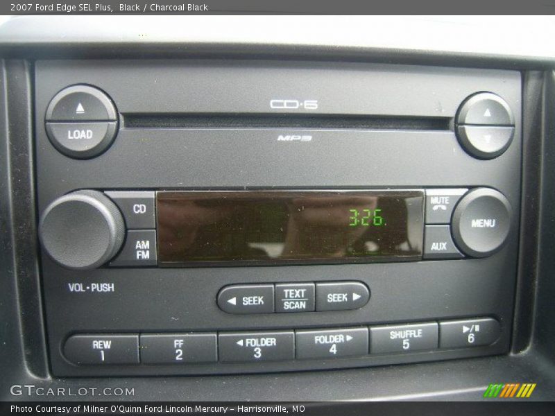 Black / Charcoal Black 2007 Ford Edge SEL Plus