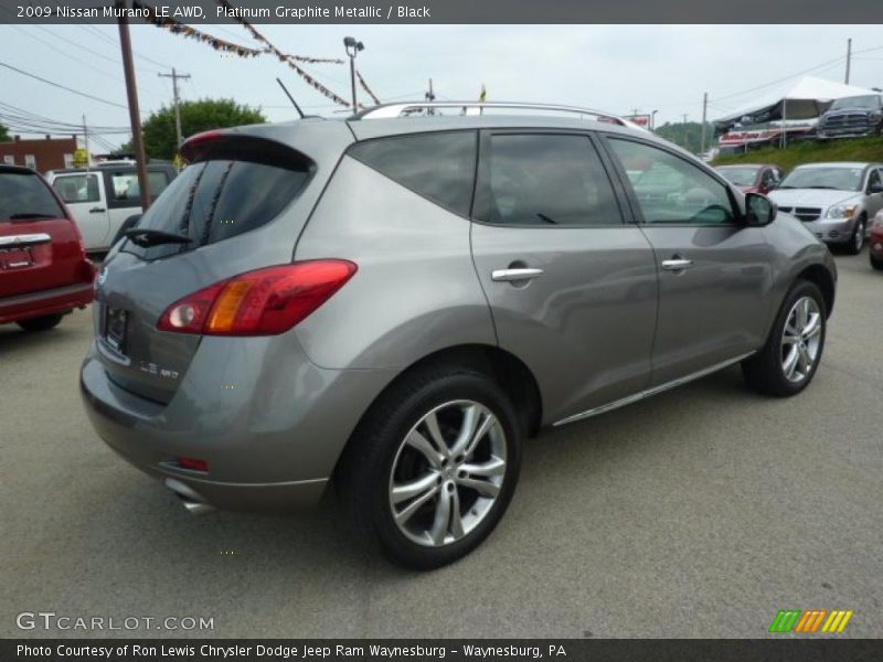 Platinum Graphite Metallic / Black 2009 Nissan Murano LE AWD