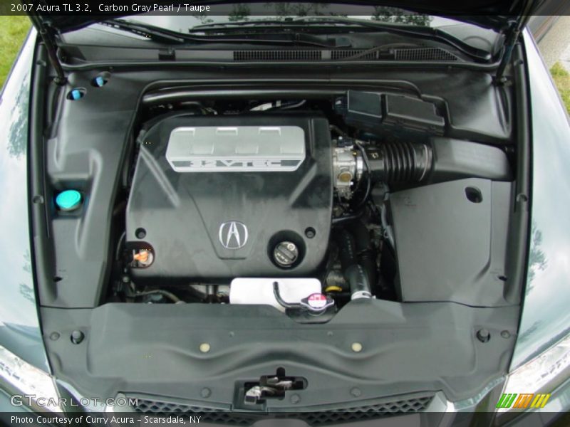 Carbon Gray Pearl / Taupe 2007 Acura TL 3.2