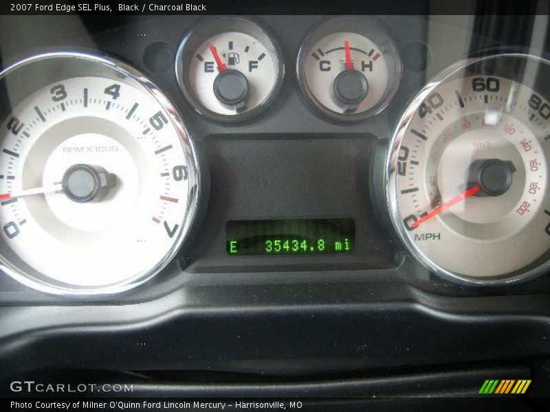Black / Charcoal Black 2007 Ford Edge SEL Plus