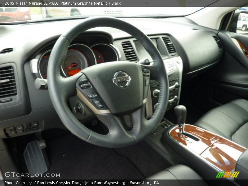 Platinum Graphite Metallic / Black 2009 Nissan Murano LE AWD