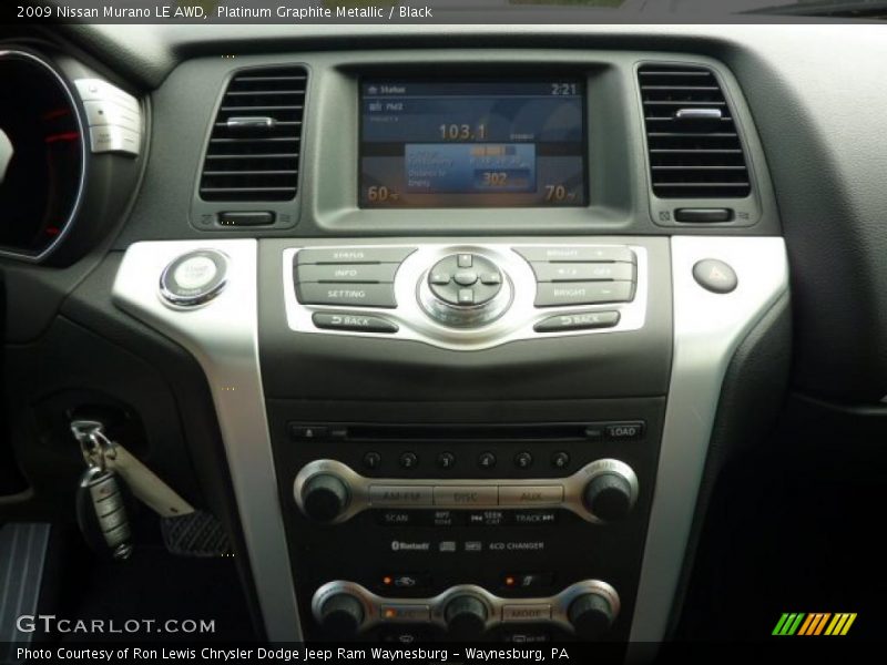Platinum Graphite Metallic / Black 2009 Nissan Murano LE AWD