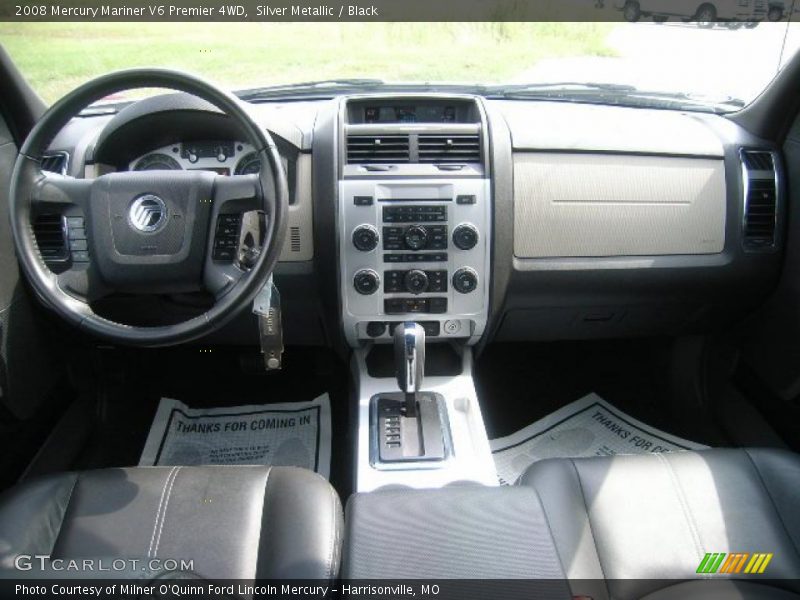 Silver Metallic / Black 2008 Mercury Mariner V6 Premier 4WD