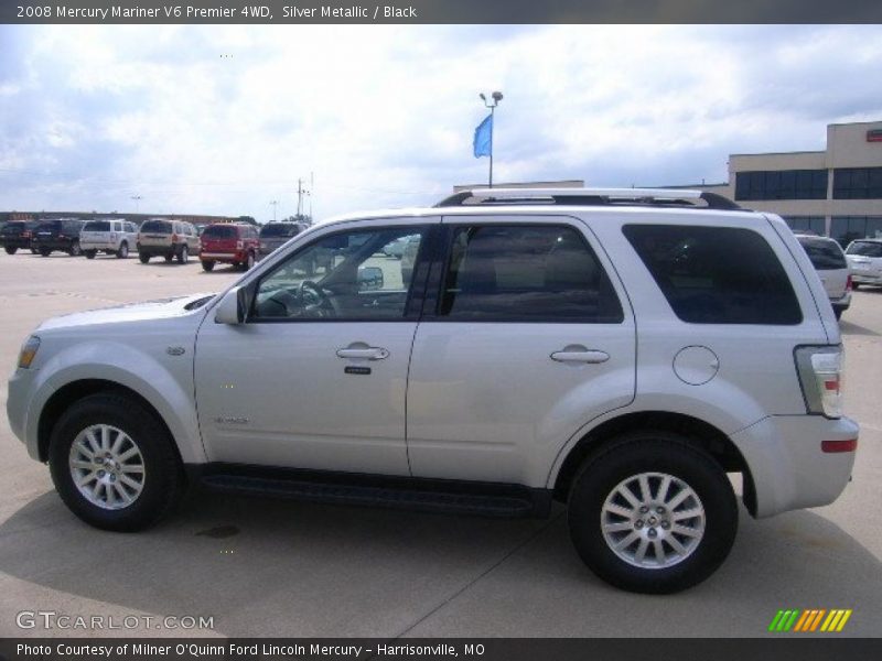 Silver Metallic / Black 2008 Mercury Mariner V6 Premier 4WD