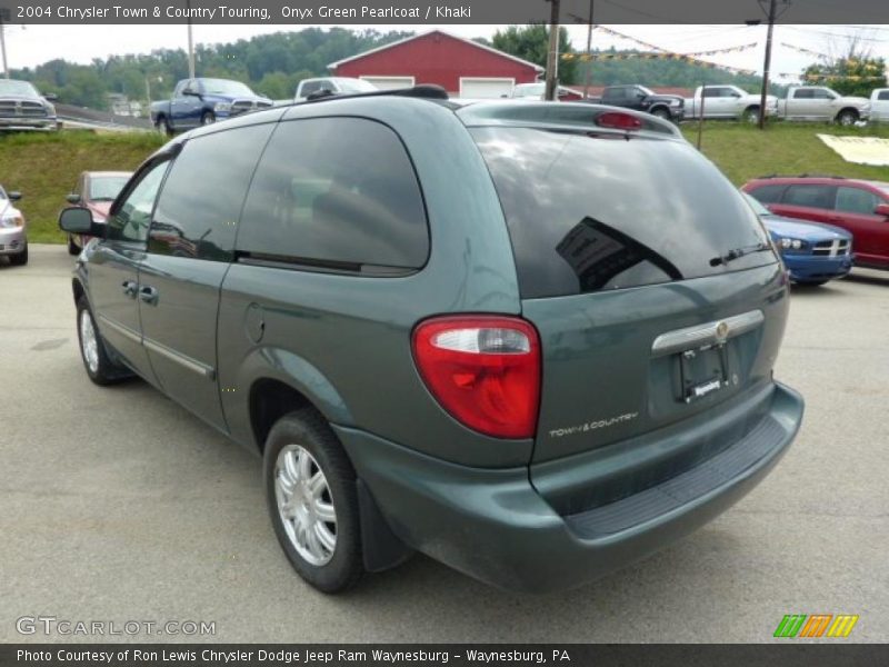 Onyx Green Pearlcoat / Khaki 2004 Chrysler Town & Country Touring