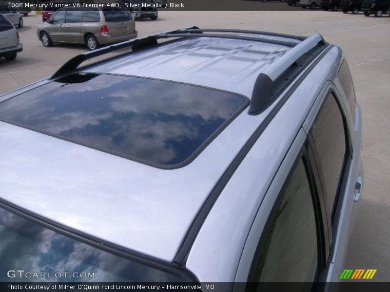 Silver Metallic / Black 2008 Mercury Mariner V6 Premier 4WD