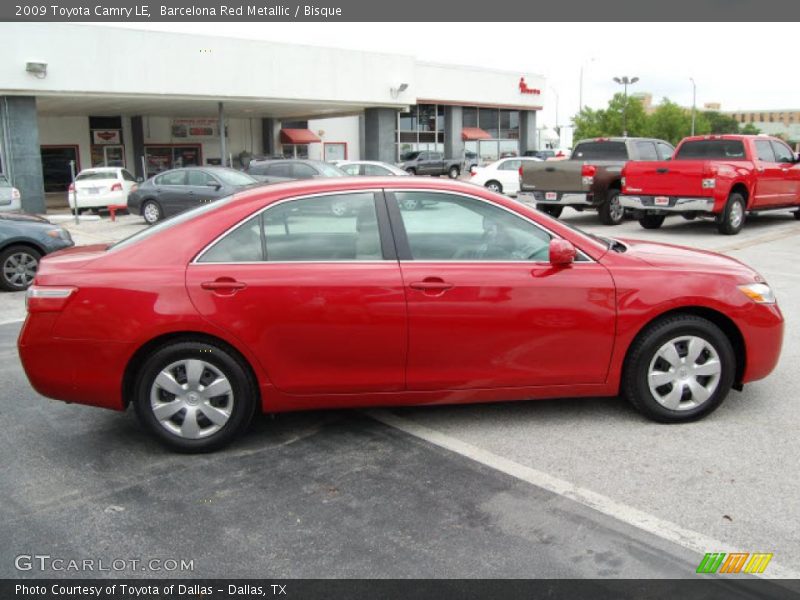Barcelona Red Metallic / Bisque 2009 Toyota Camry LE