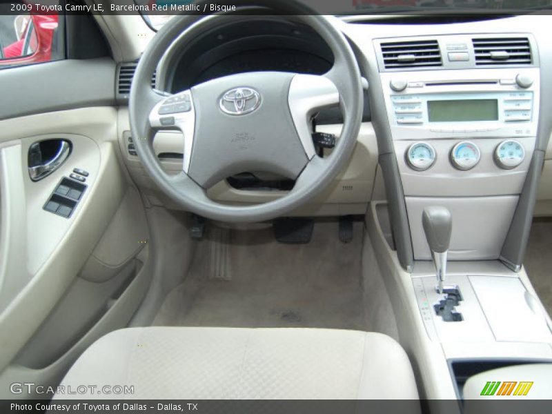 Barcelona Red Metallic / Bisque 2009 Toyota Camry LE