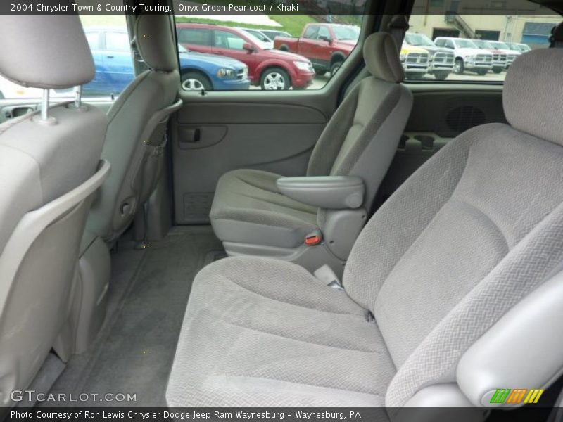 Onyx Green Pearlcoat / Khaki 2004 Chrysler Town & Country Touring